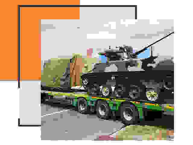 Перевозка военной техники в Обнинске